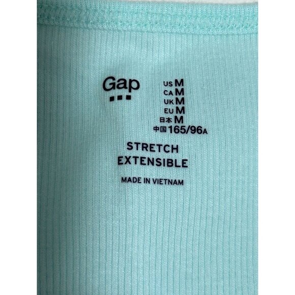 Gap Women's Stretch Tank Top in Ballerina Blue - Sz M - Picture 3 of 5